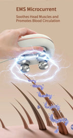 Scalp Massager Cordless Electric Head Scrubber for Deep Cleansing Relaxation at Home