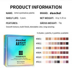 Artist Eyeshadow Palette Highly Pigmented Matte Shimmer Makeup for Women Daily and Party