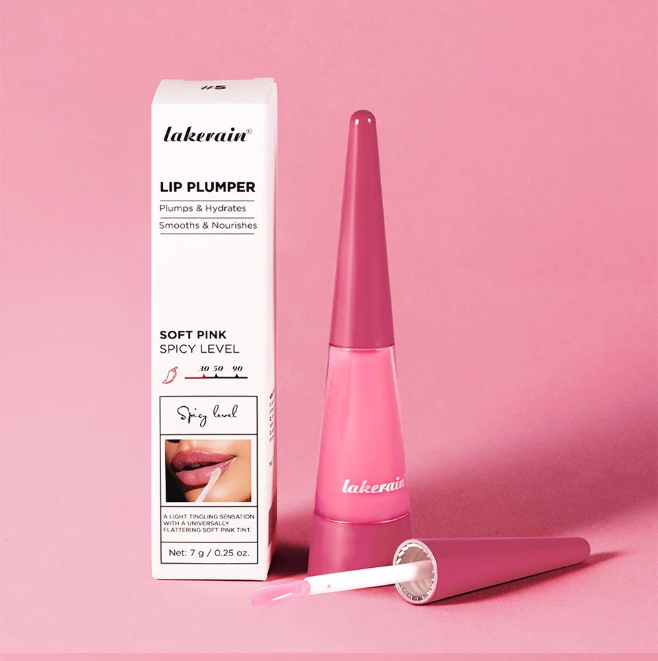 Lip Plumper Serum Deep Hydration High Shine Gloss for Fuller Looking Lips Daily Beauty Routine