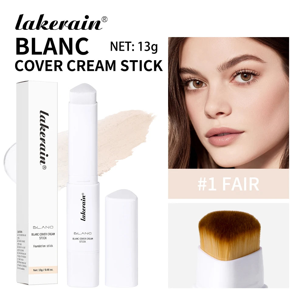 Color Changing Foundation Stick Full Coverage Concealer for Women Daily Makeup