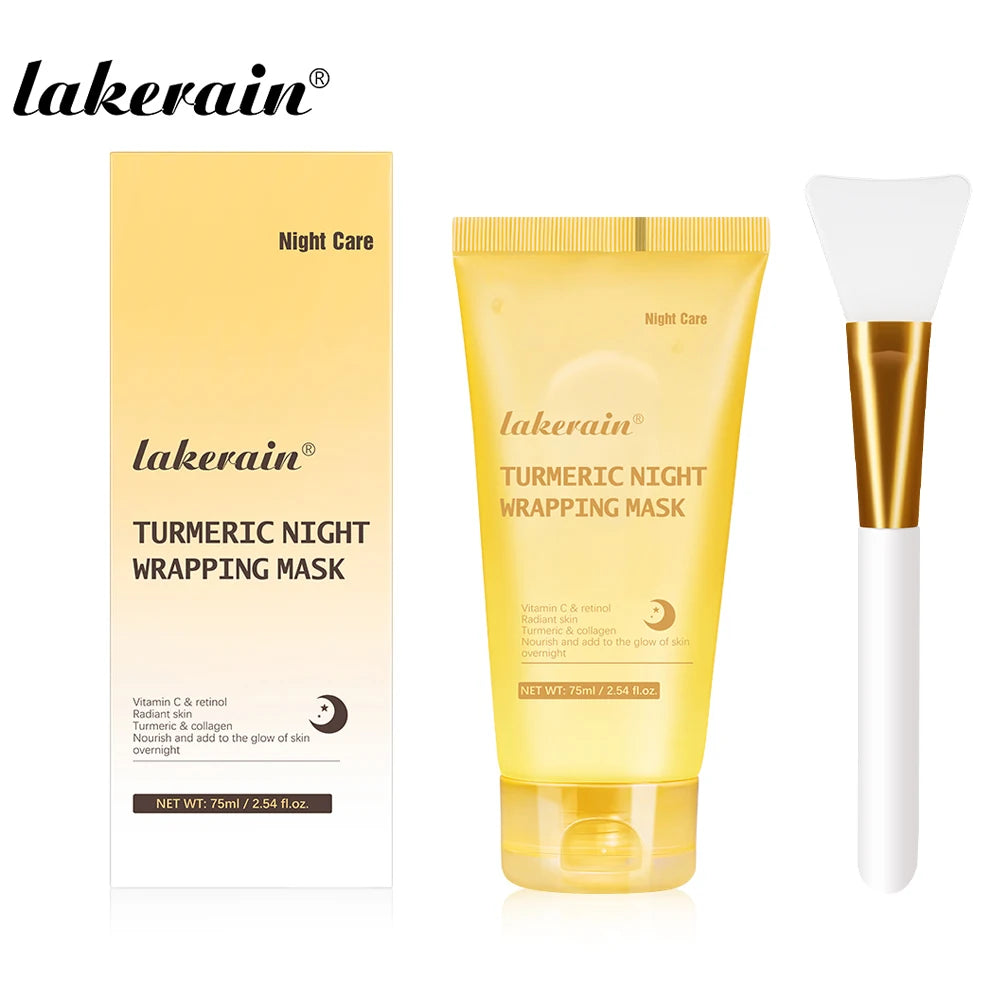 Collagen Turmeric Peel Off Facial Mask Deep Hydration Night Care for Women at Home