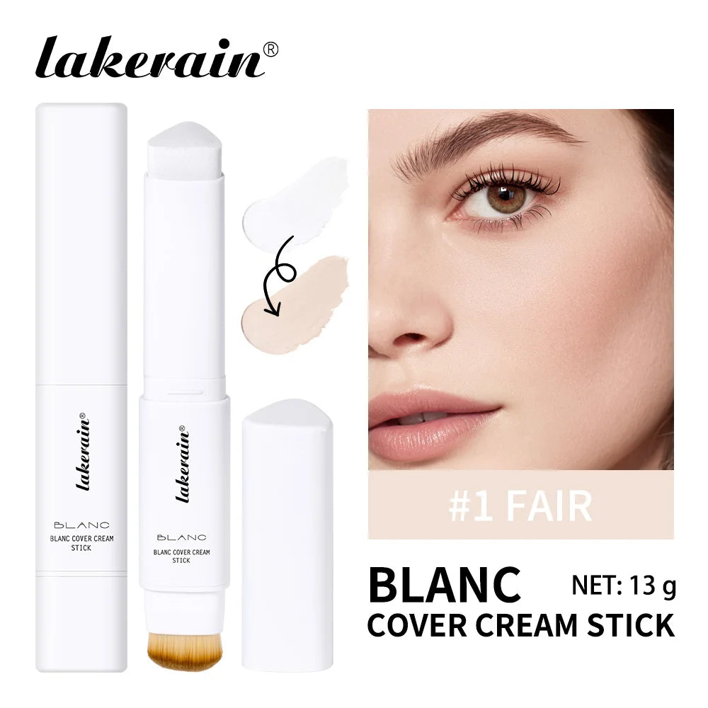 Color Changing Foundation Stick Buildable Coverage Natural Look for Daily Makeup Routine