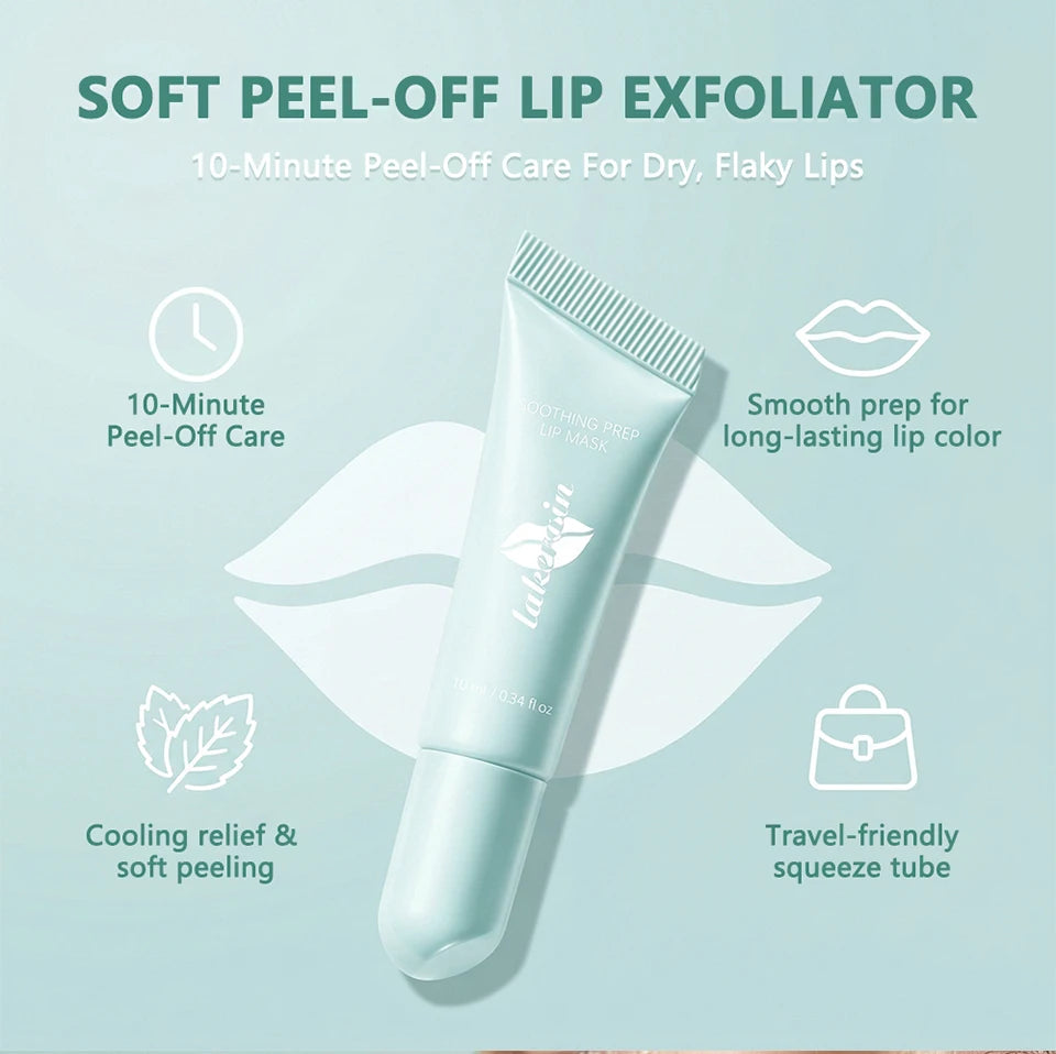 Gentle Peel Off Lip Mask Exfoliating Moisturizing Treatment for Dry Chapped Lips Daily Skincare