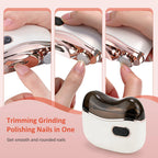 Electric Nail Clipper Automatic Trimmer with LED Light for Adults and Babies at Home