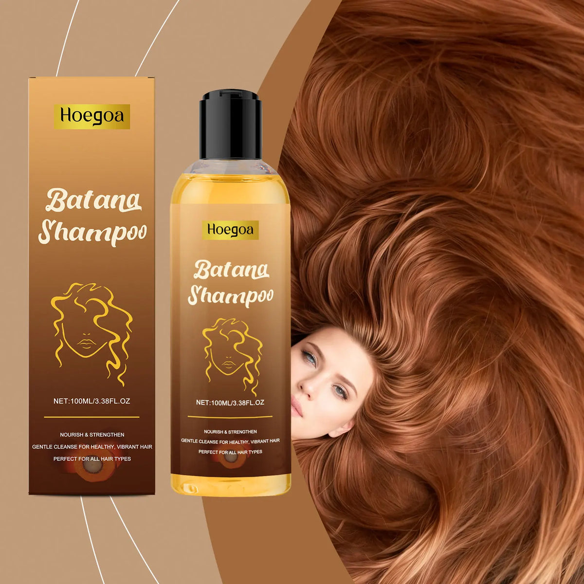 Batana Hair Growth Shampoo Strengthen Roots for Damaged Hair and Itchy Scalp Treatment