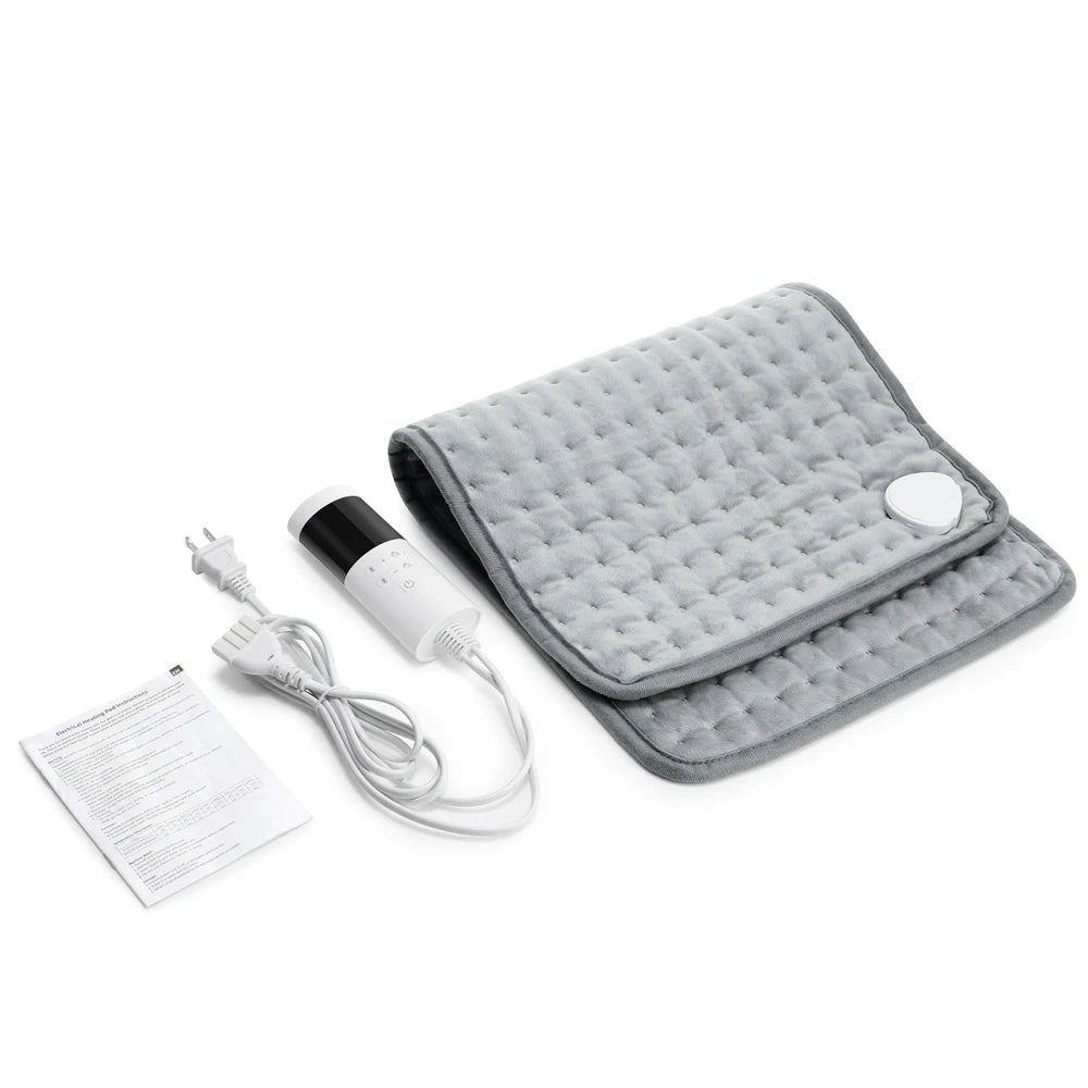 Electric Heating Pad 9 Heat Levels Digital Display for Back Pain Relief at Home Office - 14