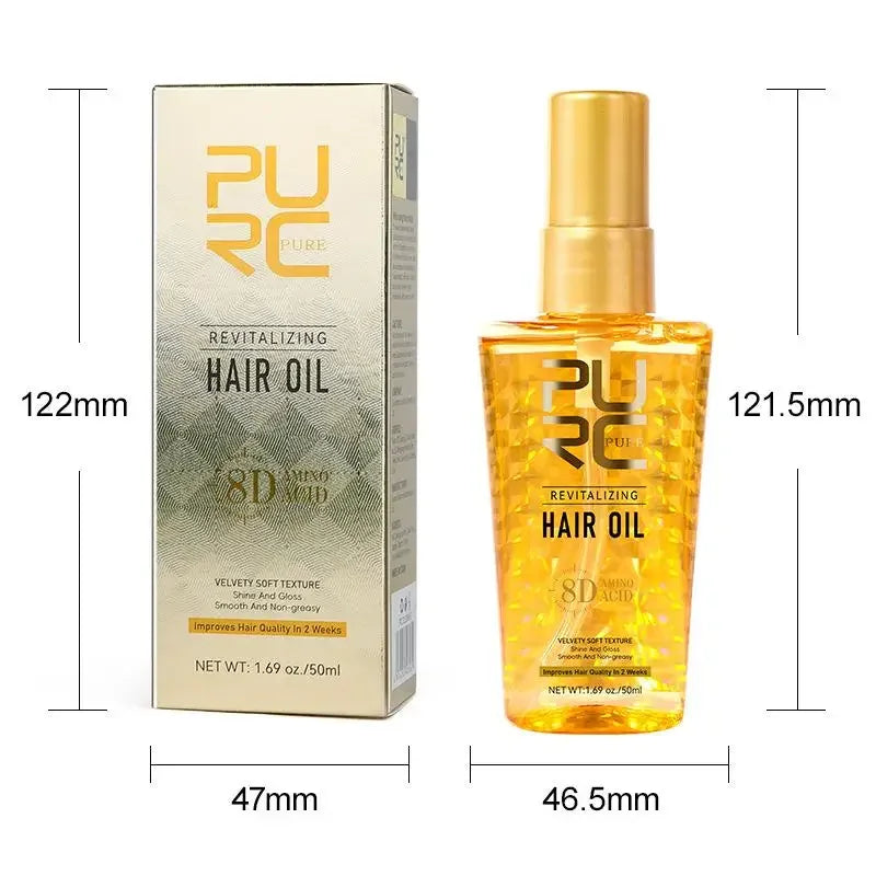 Amino Acid Hair Oil Nourishing Treatment for Smooth Shiny Hair and Heat Protection - 27