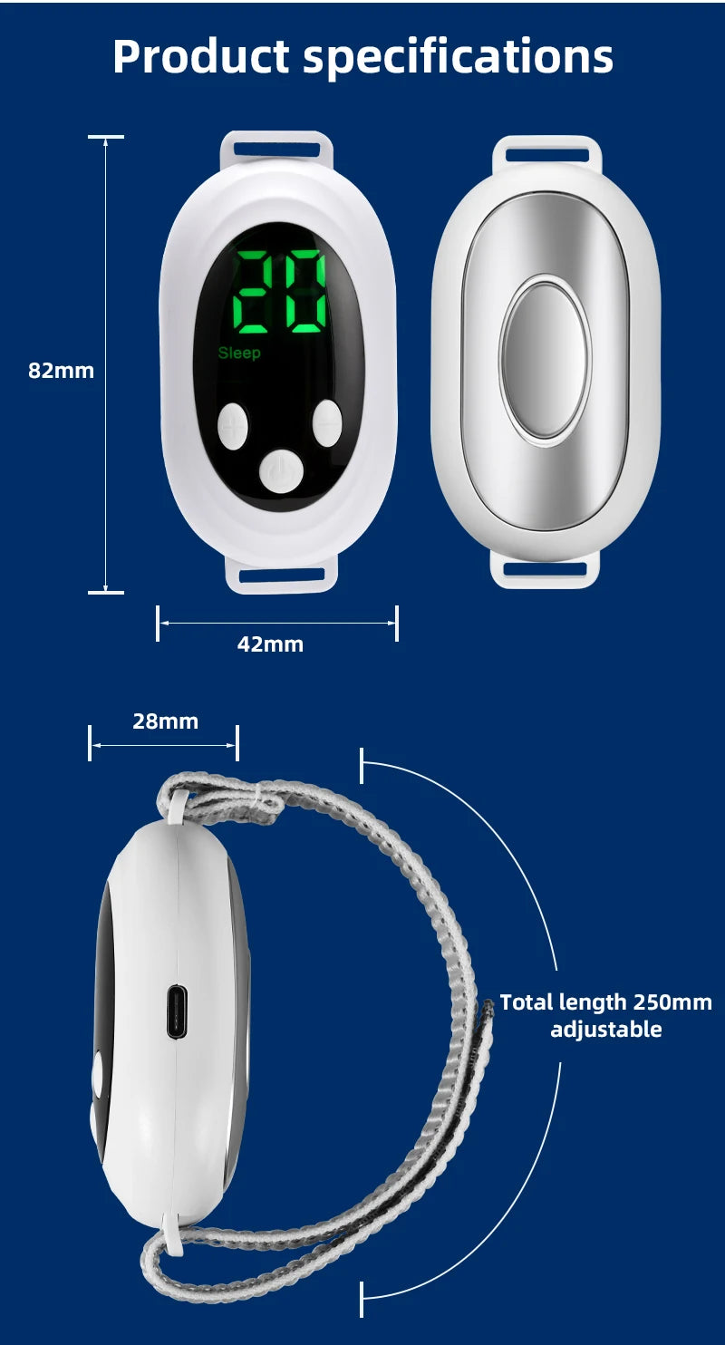Microcurrent Sleep Aid Device Pulse Massager for Insomnia Stress Relief