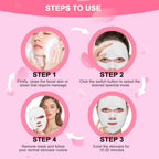 7 Color LED Photon Facial Mask Skin Rejuvenation and Anti Aging Tool for Women at Home Spa