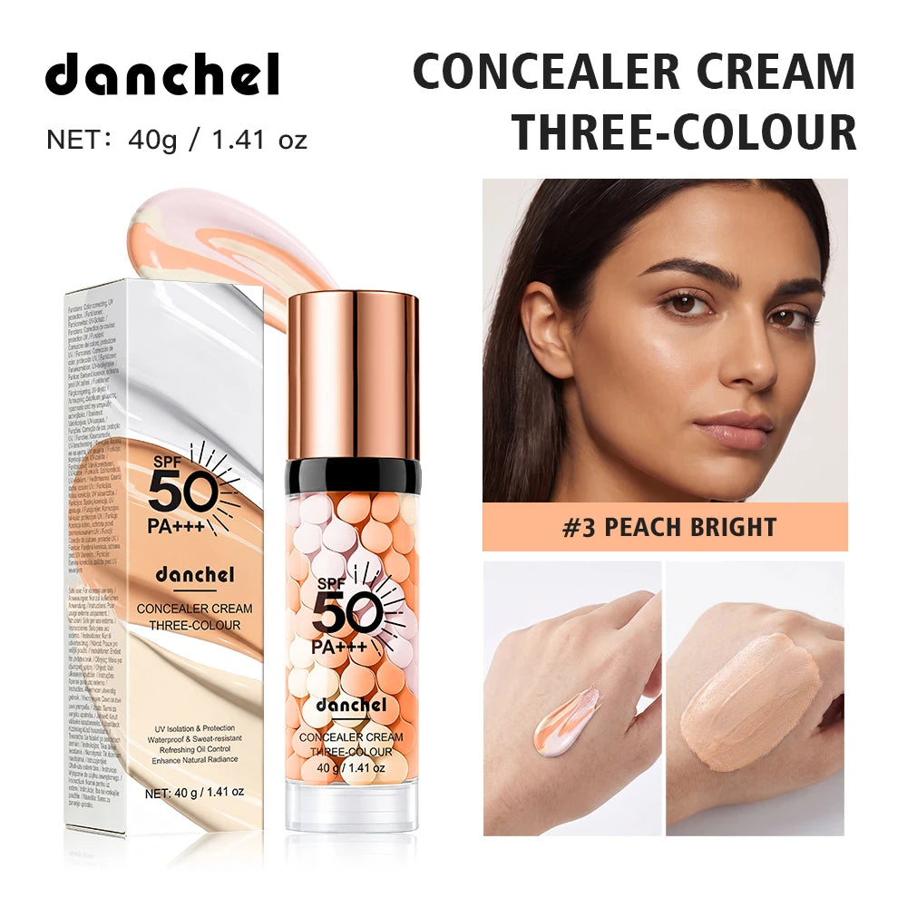 Three Color Face Primer Hydrating Moisturizing Base for Women Daily Makeup - 23
