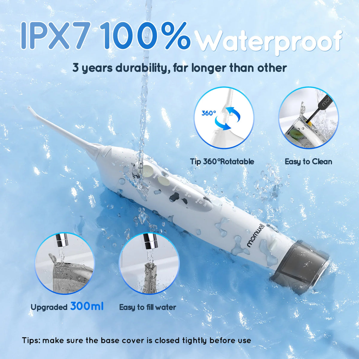 Professional Oral Care Kit Electric Toothbrush Water Flosser for Healthy Gums and Teeth Home