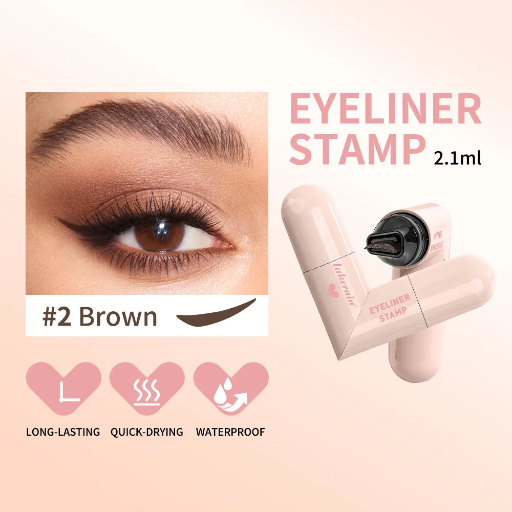 Eyeliner Stamp Waterproof Winged Tool for Beginners and Quick Makeup Routine Professionals