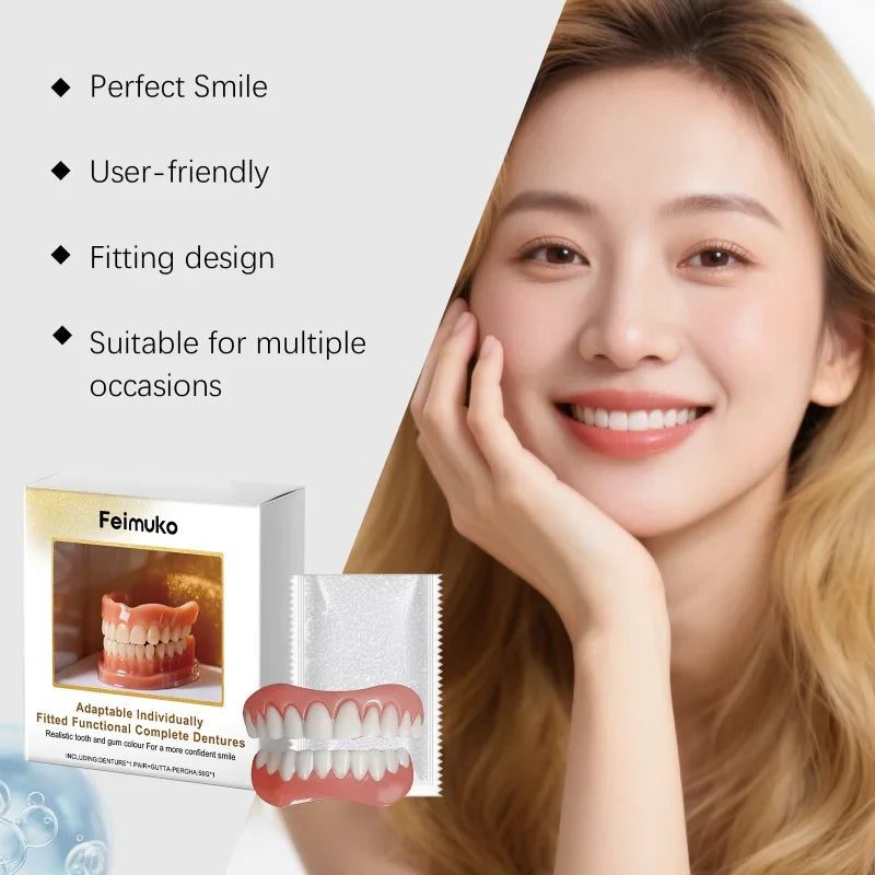 Denture Silicone Kit Comfortable Soft Liners for Adults at Home for Instant Smile Restoration - 2