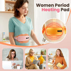 Menstrual Heating Pad Portable Vibration Massage Belt for Women at Home or Office