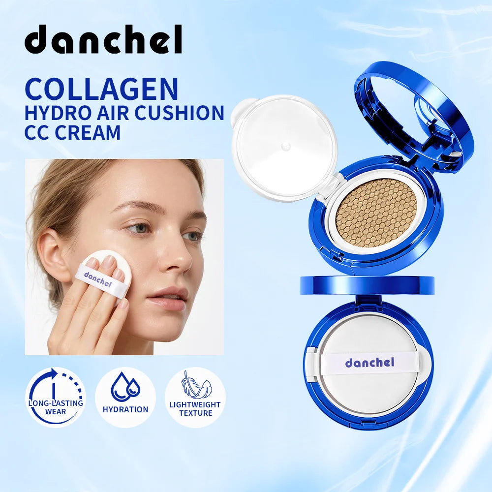 Collagen Air Cushion CC Cream Moisturizing Foundation for Radiant Skin and Daily Natural Makeup