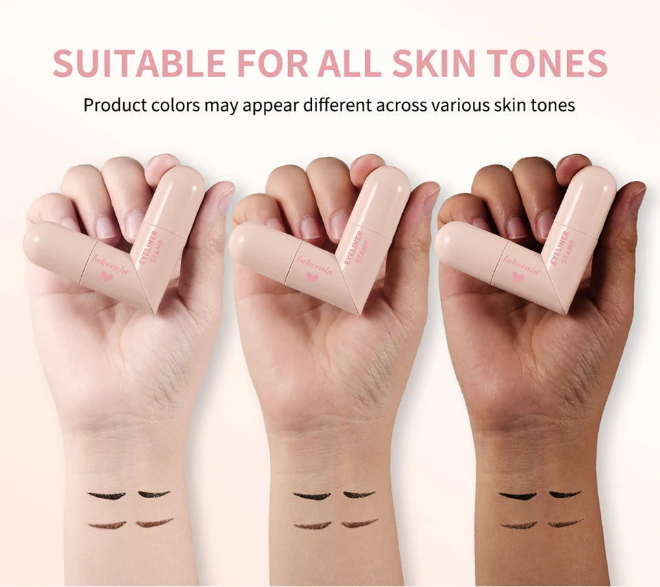 Eyeliner Stamp Waterproof Winged Tool for Beginners and Quick Makeup Routine Professionals