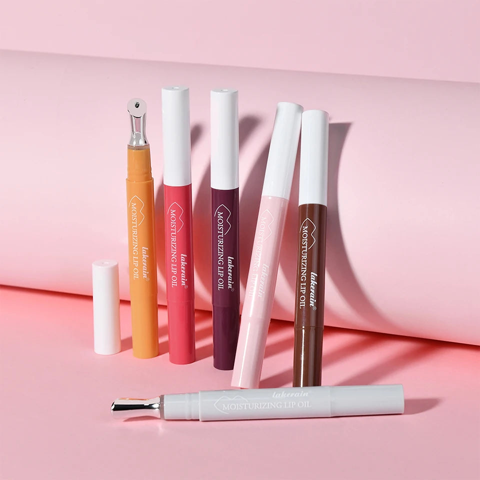 Moisturizing Lip Oil Hydrating Serum for Smoothing Dry Lips and Daily Lip Care Routine