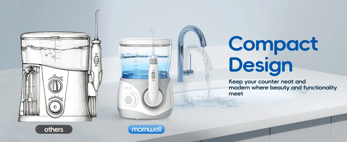 Electric Water Flosser Oral Irrigator with Multiple Tips for Adults at Home