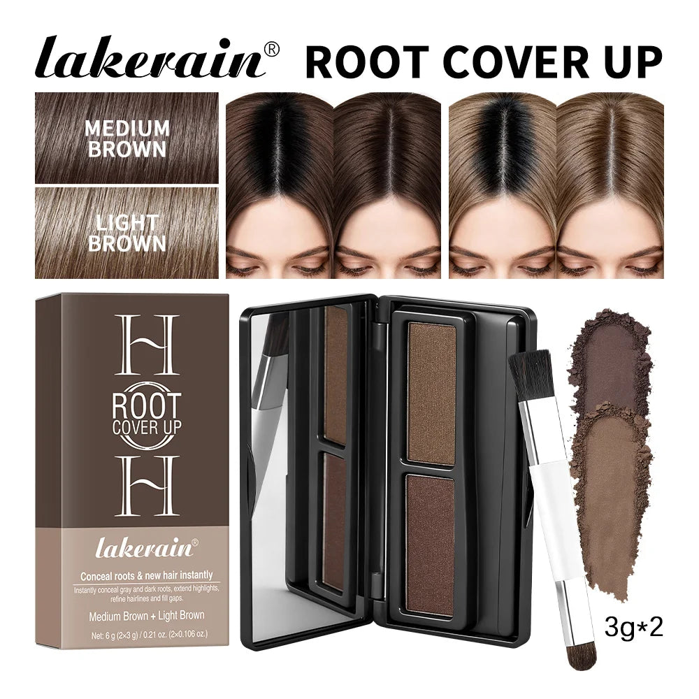 Hair Root Cover Up Powder Concealer for Instant Gray Coverage and Thinning Hair at Home - 23