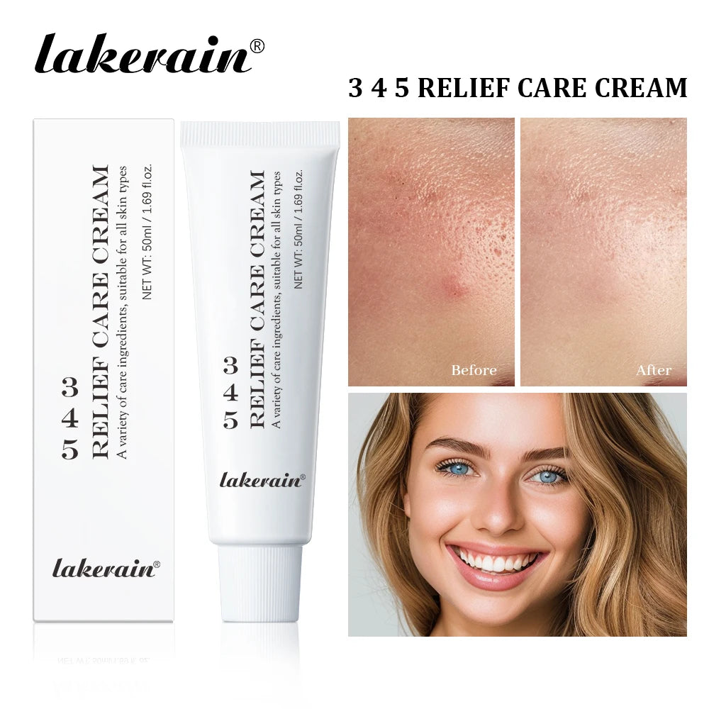 345 Relief Care Cream Moisturizing Acne Treatment for Blemish Prone Skin