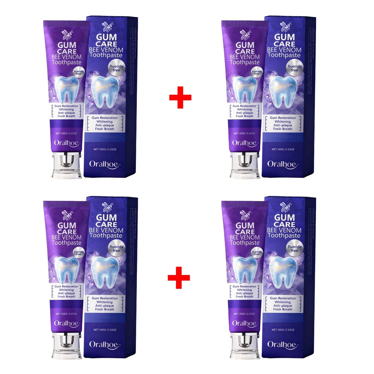 Bee Venom Toothpaste Teeth Whitening and Gum Care for Adults Seeking Daily Oral Hygiene
