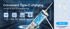 Portable Water Flosser Rechargeable Oral Irrigator for Adults at Home or Travel