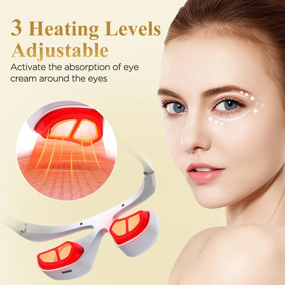 3D Eye Massager Red Light Therapy Device for Relieving Eye Fatigue and Dark Circles at Home - 17