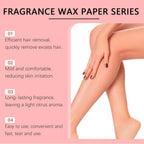 Depilatory Wax Strips Hair Removal for Smooth Skin Legs and Underarms at Home SPA Experience