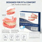 Silicone Teeth Covers Lifelike Cosmetic Fake Teeth for Daily Smile Confidence and Dental Storage