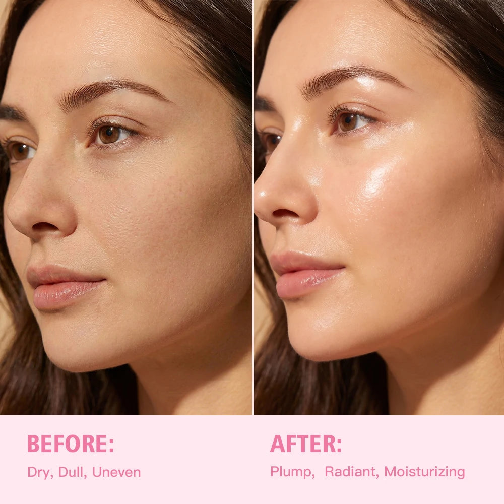 Salmon PDRN Pink Peptide Serum and Collagen Multi Balm for Radiant Skin and Face Hydration