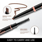 Eyebrow Pencil Waterproof Long Lasting Brow Definer for Precise Makeup Shaping and Grooming