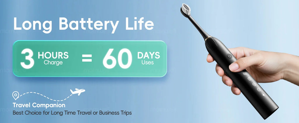 Water Flosser and Sonic Toothbrush Set Portable Oral Hygiene for Adults Daily