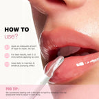 Lip Plumper Serum Deep Hydration High Shine Gloss for Fuller Looking Lips Daily Beauty Routine