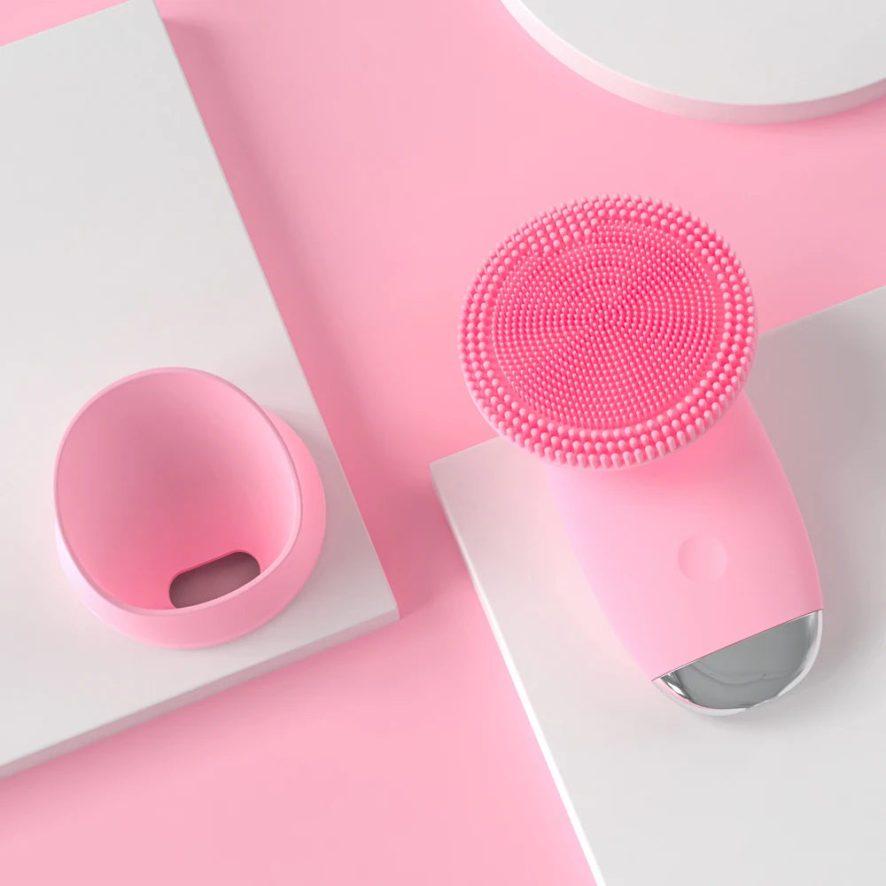 Electric Facial Cleansing Brush Sonic Vibration Scrubber for deep pore cleaning at home - 23
