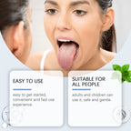 Tongue Cleaner Kit Remove Tongue Coating and Bad Breath for Daily Oral Hygiene Care