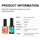 Nail Primer and Dehydrator Set Fast Air Dry Prep for Professional Manicure at Home