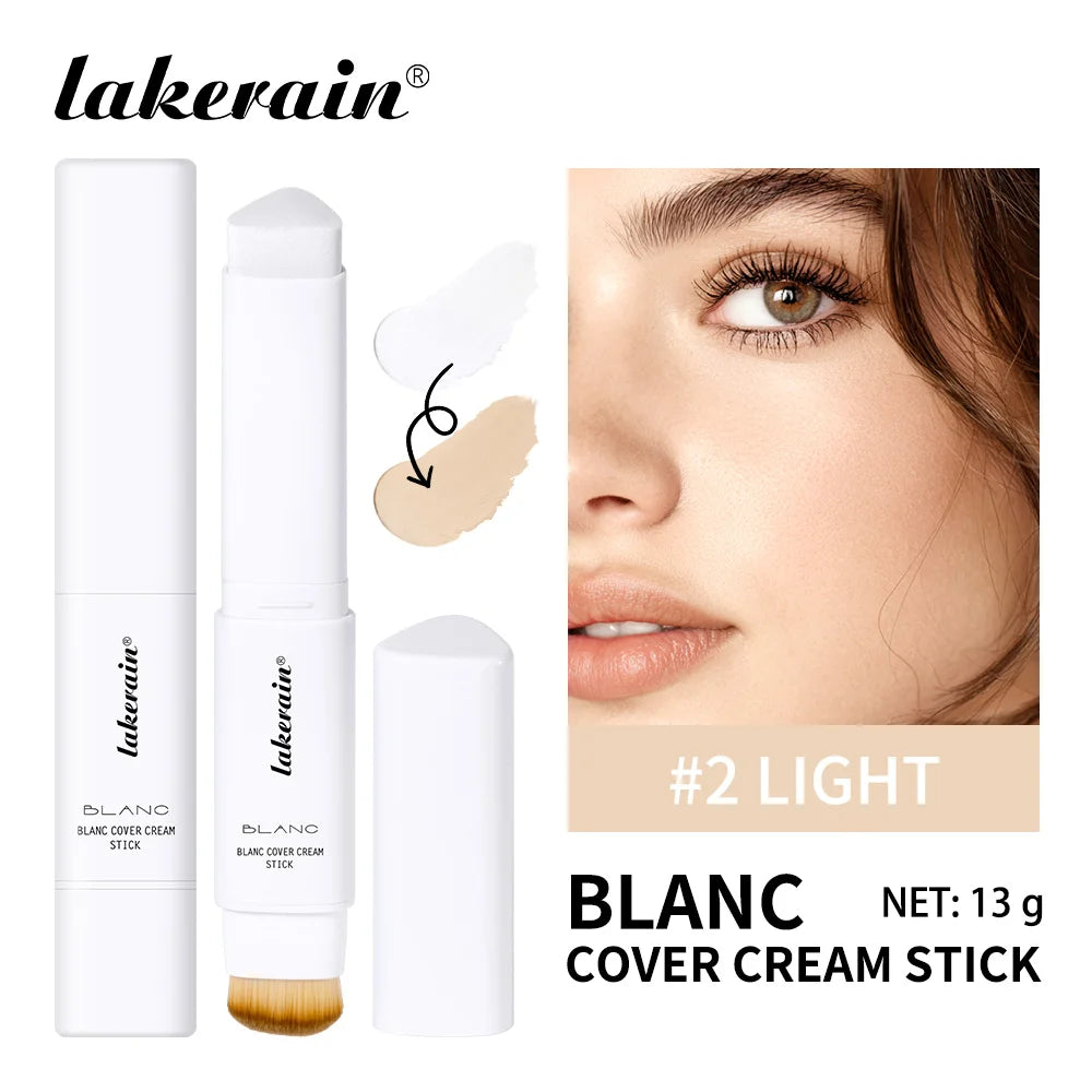 Color Changing Foundation Stick Buildable Coverage Natural Look for Daily Makeup Routine