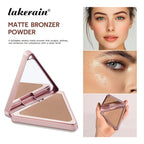 Matte Bronzer Powder Long Lasting Contour Makeup for Face Sculpting and Defined Finish