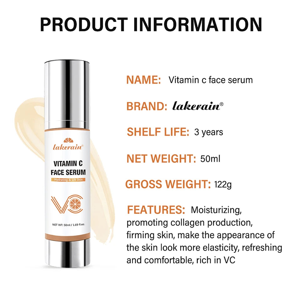 Vitamin C Face Serum Moisturizing Brightening Essence for Daily Skin Care Routine - 13