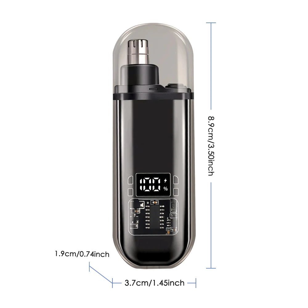 Electric Nose Hair Trimmer Painless Rechargeable Grooming Tool for Men and Women Daily Routine - 13
