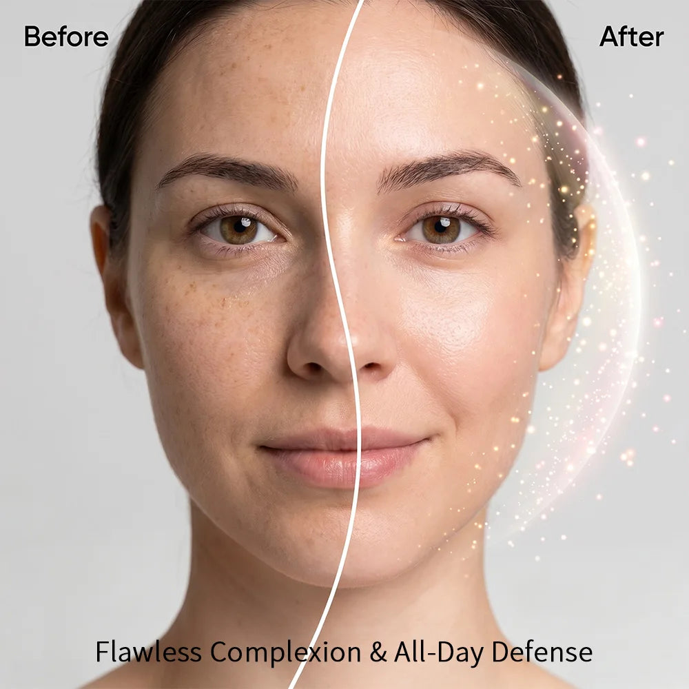Color Changing Foundation Flawless Seamless Coverage for Women Daily Face Makeup Natural Glow