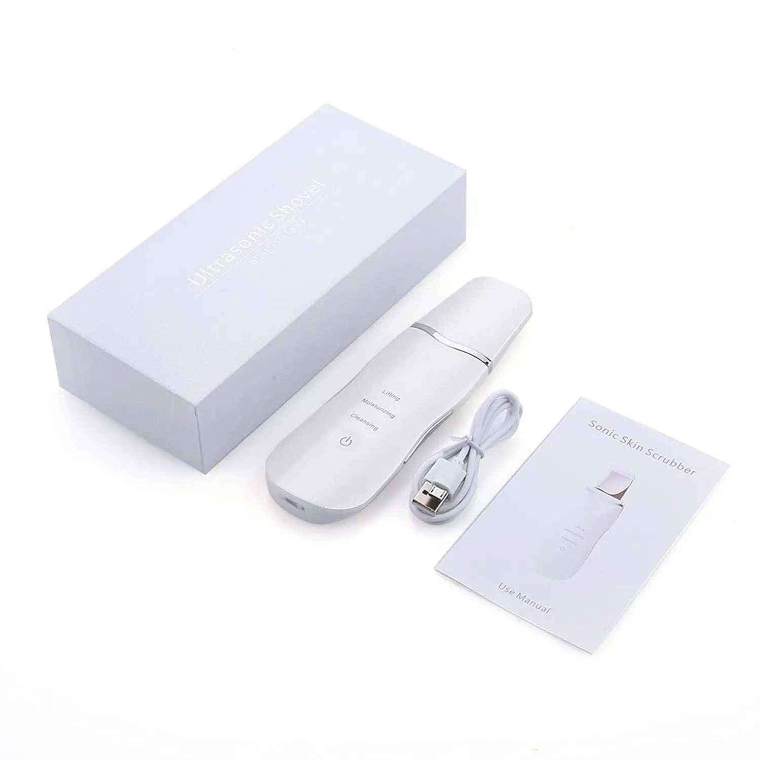 Ultrasonic Skin Spatula Deep Pore Cleaner and Blackhead Remover for Face Daily Skincare - 12