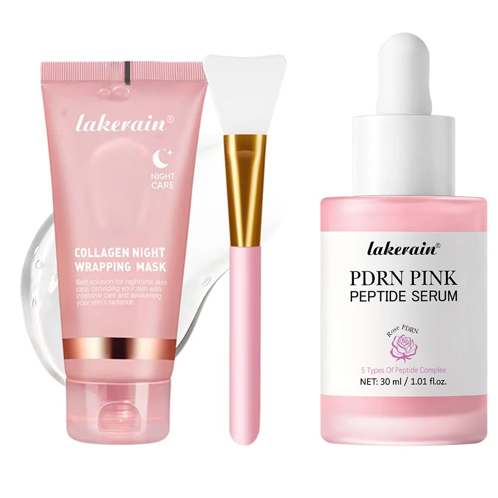 Collagen Night Wrapping Mask Peel Off Anti Aging Treatment for Women at Night