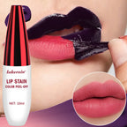 Peel Off Lip Stain Waterproof Matte Lipstick Long Lasting Tint for Women Daily Wear