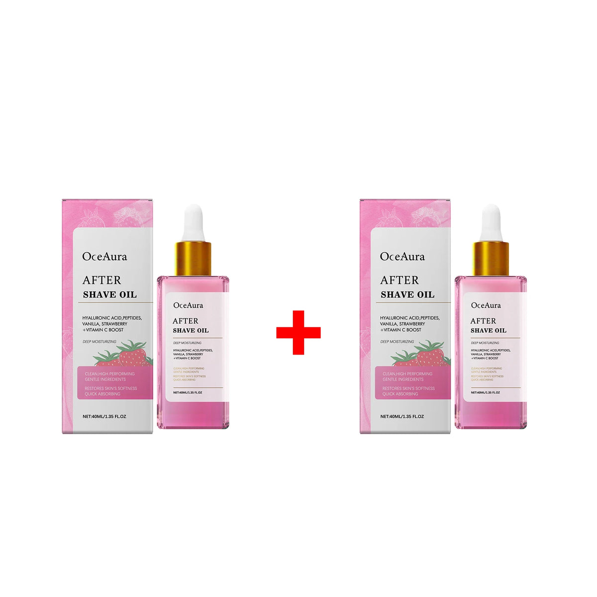After Shave Oil Strawberry Scented Soothing Serum for Women Skin Care After Hair Removal