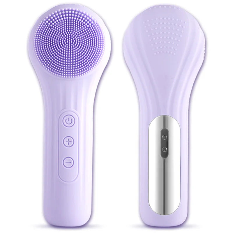 Sonic Facial Cleansing Brush Rechargeable Electric Face Scrubber for Home Use and Skin Care
