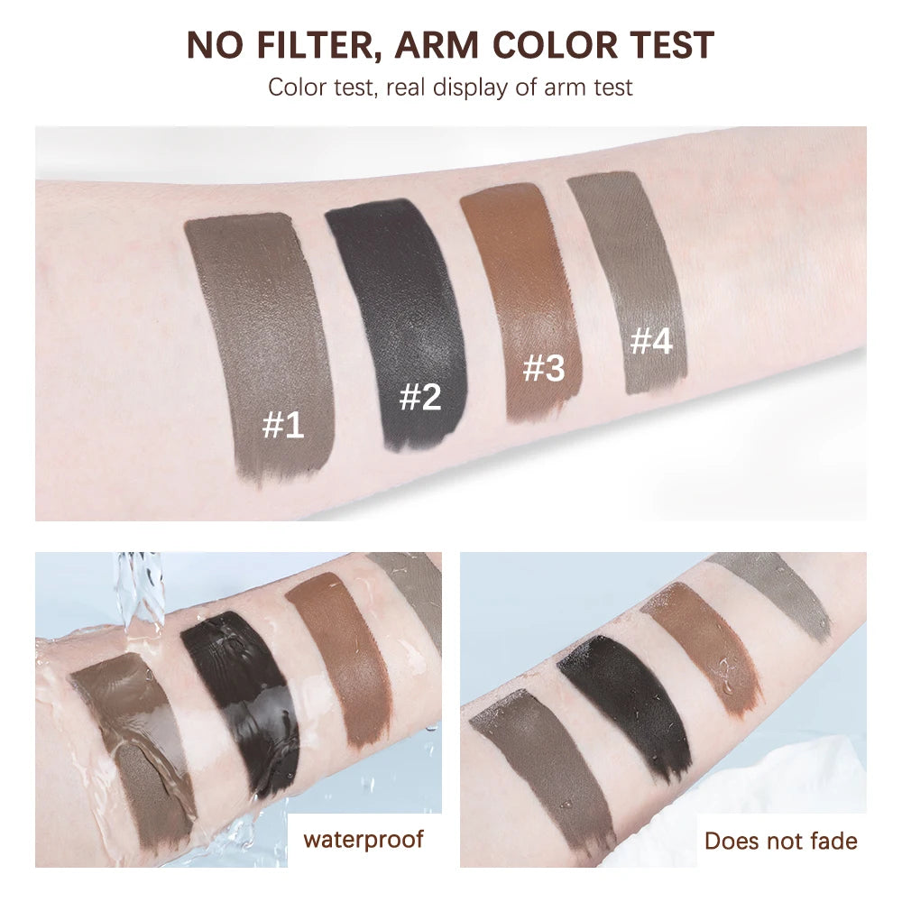 Waterproof Eyebrow Gel Set Long Lasting Tinted Makeup for Women Daily Beauty - 6