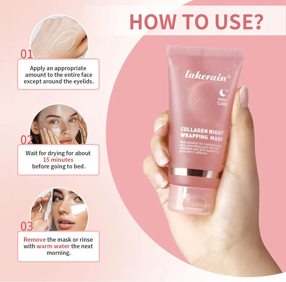Collagen Skincare Set Firming Moisturizing Treatment for Daily Facial Care and Night Routine - 16