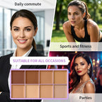 8 Shade Cream Concealer Palette Soft Matte Contour for All Skin Types Daily
