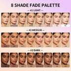 8 Shade Cream Concealer Palette Soft Matte Contour for All Skin Types Daily